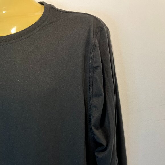 Reebok Men’s Performance Long Sleeve Black Base Layer Shirt – Size Large - Picture 4 of 6